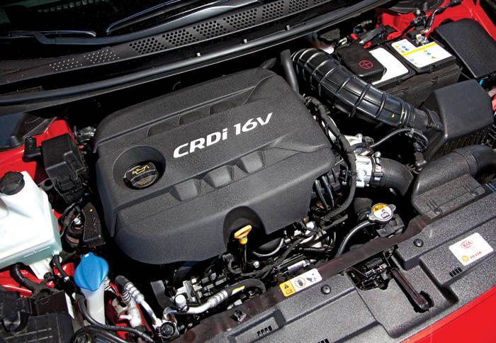 Στην κορυφή της γκάμας, ο 1,6 diesel του Ceed, συνδυάζει την πολύ καλή απόδοση με τη μειωμένη κατανάλωση καυσίμου.